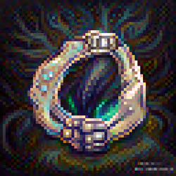 'Corruption Grasp' Platinum Ring of Vitriol +1