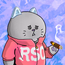 Rich Sad Cat #1839