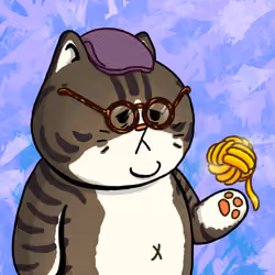 Rich Sad Cat #1888