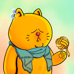 Rich Sad Cat #1757
