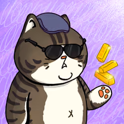 Rich Sad Cat #1552