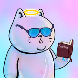 Rich Sad Cat #2114