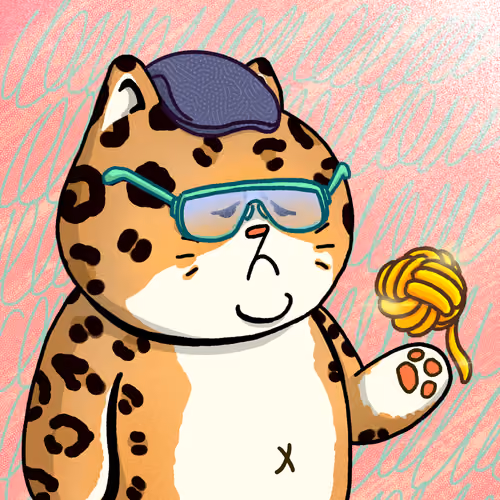Rich Sad Cat #1540