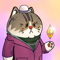 Rich Sad Cat #702