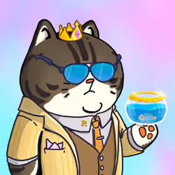 Rich Sad Cat #1128