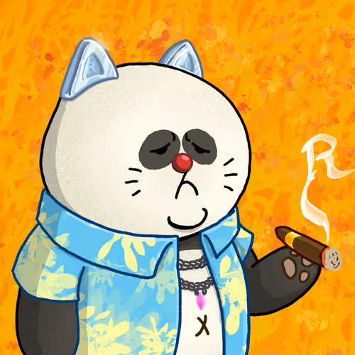 Rich Sad Cat #1332