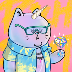 Rich Sad Cat #1550