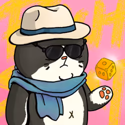 Rich Sad Cat #1503