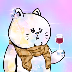 Rich Sad Cat #1009