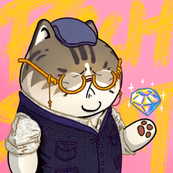 Rich Sad Cat #1357