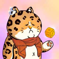 Rich Sad Cat #1696