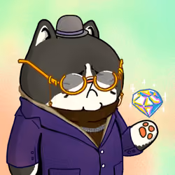 Rich Sad Cat #1481