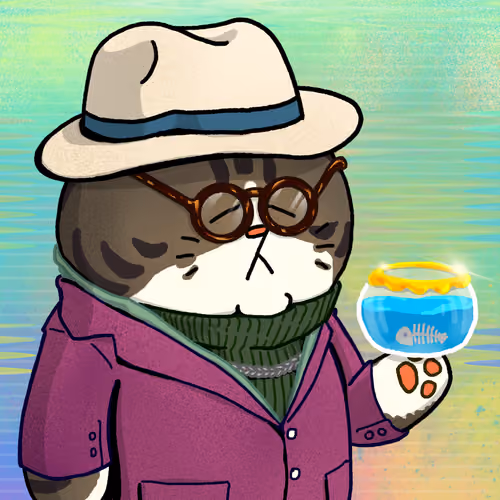 Rich Sad Cat #1767