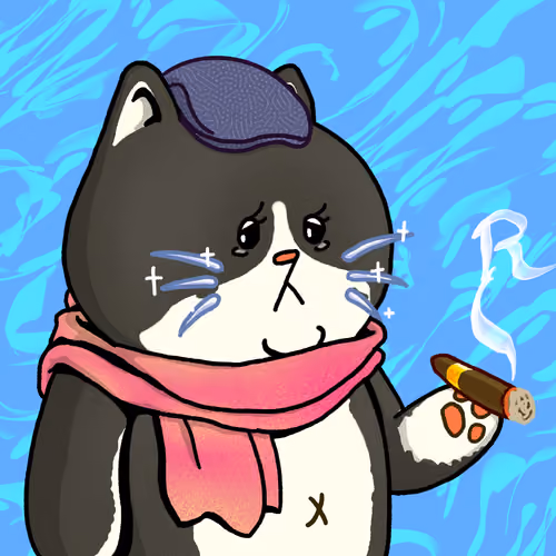 Rich Sad Cat #1003