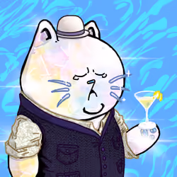 Rich Sad Cat #1065