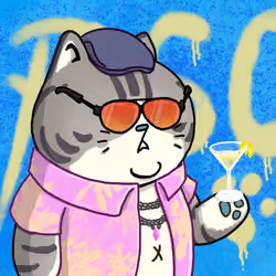 Rich Sad Cat #2296
