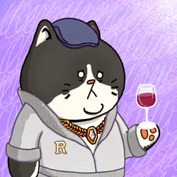 Rich Sad Cat #1088