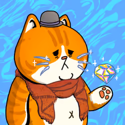 Rich Sad Cat #1665