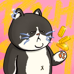 Rich Sad Cat #1152