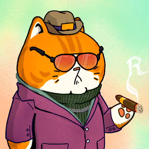Rich Sad Cat #1693