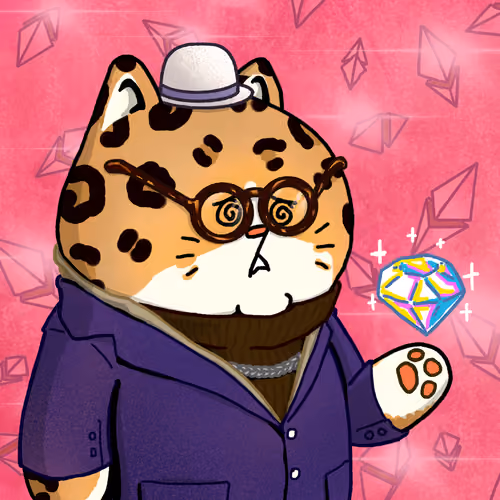 Rich Sad Cat #1458