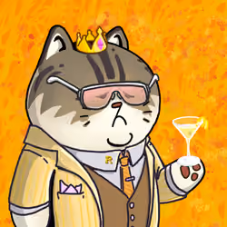 Rich Sad Cat #1482