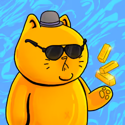 Rich Sad Cat #1886