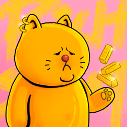 Rich Sad Cat #1153