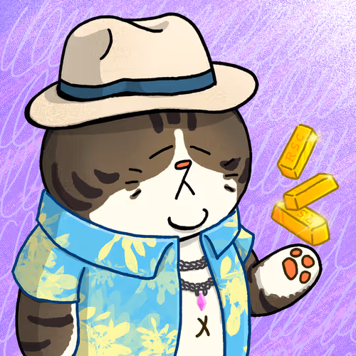 Rich Sad Cat #1515
