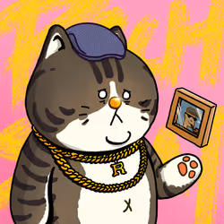 Rich Sad Cat #866