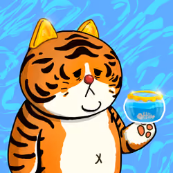 Rich Sad Cat #1304