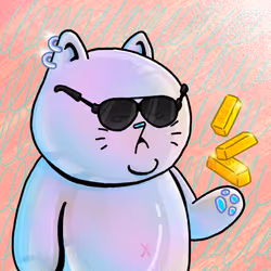 Rich Sad Cat #703