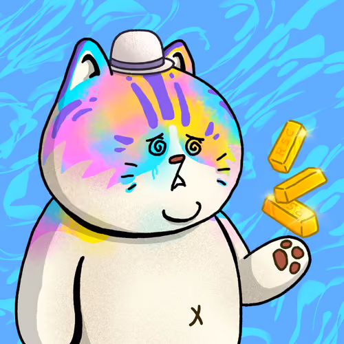 Rich Sad Cat #1105