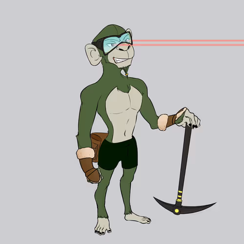 Mining Ape #956