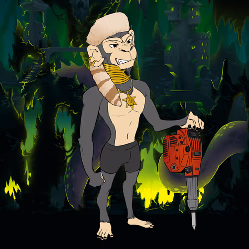 Mining Ape #912