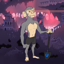 Mining Ape #1443