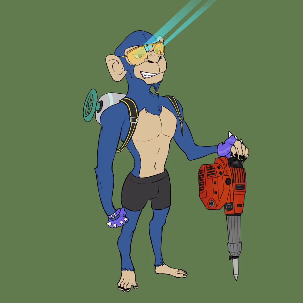 Mining Ape #3023