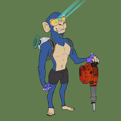 Mining Ape #3023