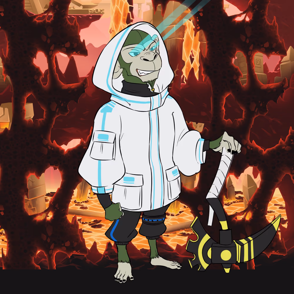 Mining Ape #3002