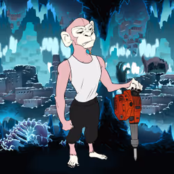 Mining Ape #382