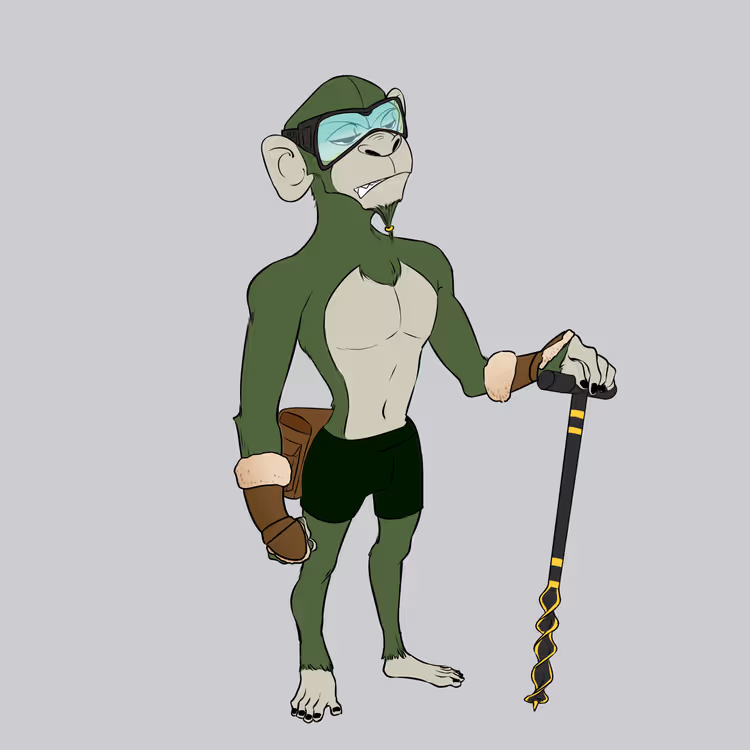 Mining Ape #301