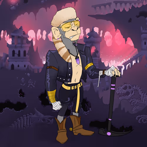 Mining Ape #3001