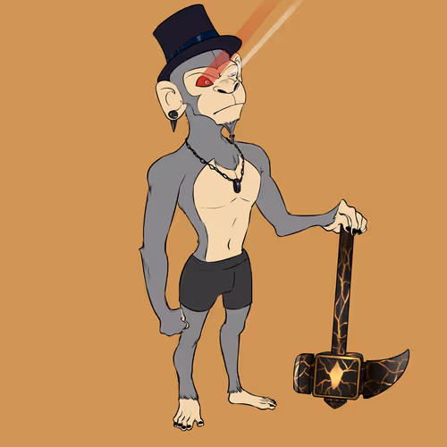 Mining Ape #1595