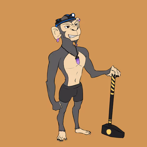 Mining Ape #1544