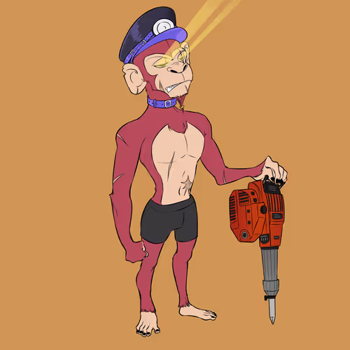 Mining Ape #3000