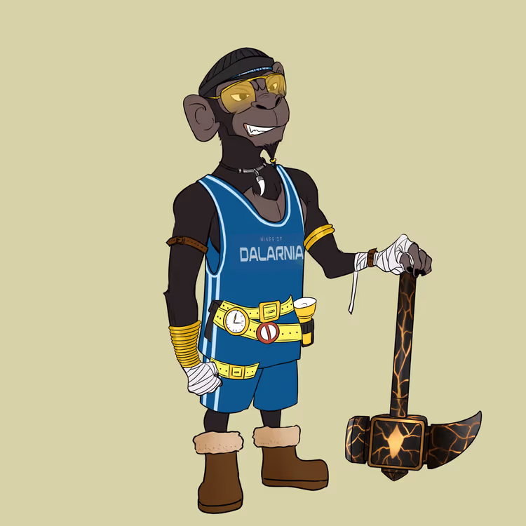 Mining Ape #1084