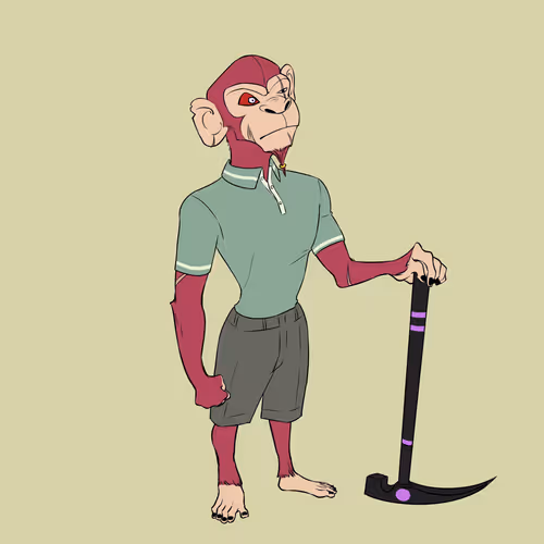 Mining Ape #3027