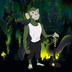Mining Ape #556