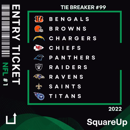 SquareUp Game Phase Ticket