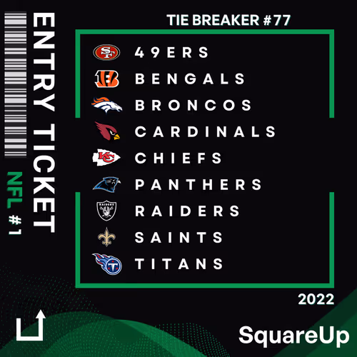 SquareUp Game Phase Ticket